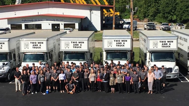 Two Men and a Truck St. Louis moving company team photo