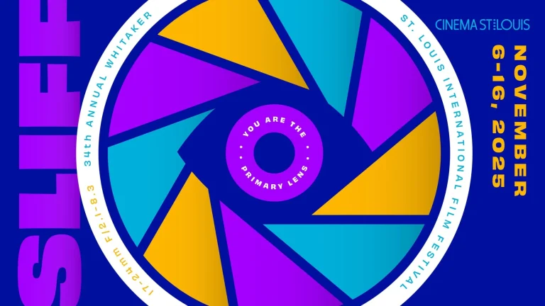 colorful camera lens design and event dates November 6–16, 2025.