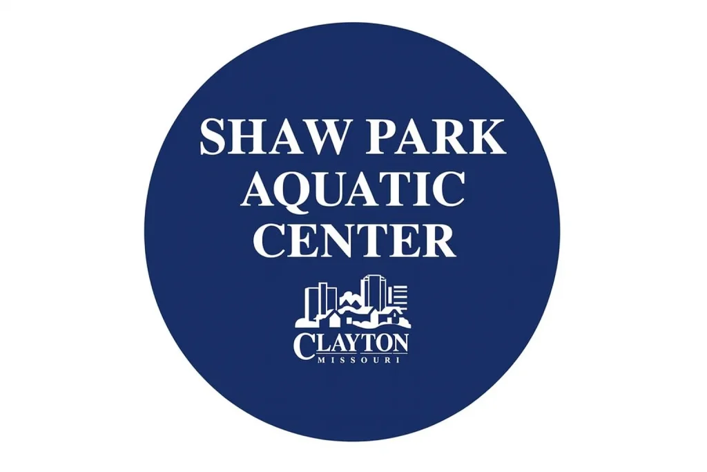 Shaw Park Aquatic Center logo for the City of Clayton, Missouri