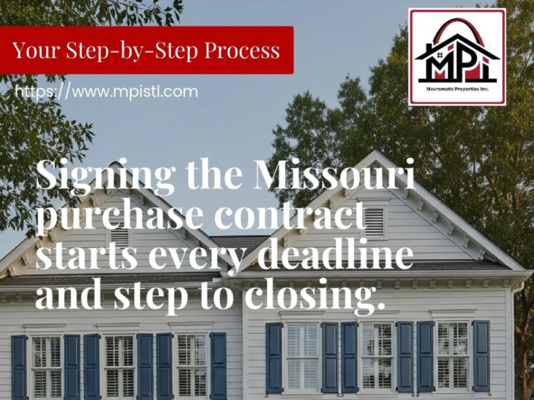 What Happens After Signing a Missouri Purchase Contract?
