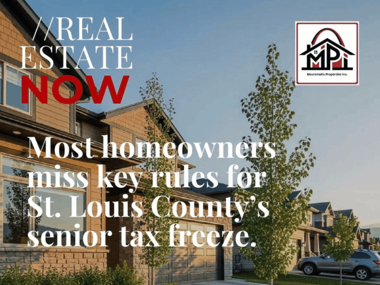 St. Louis County Senior Property Tax Freeze: Eligibility and How to Apply